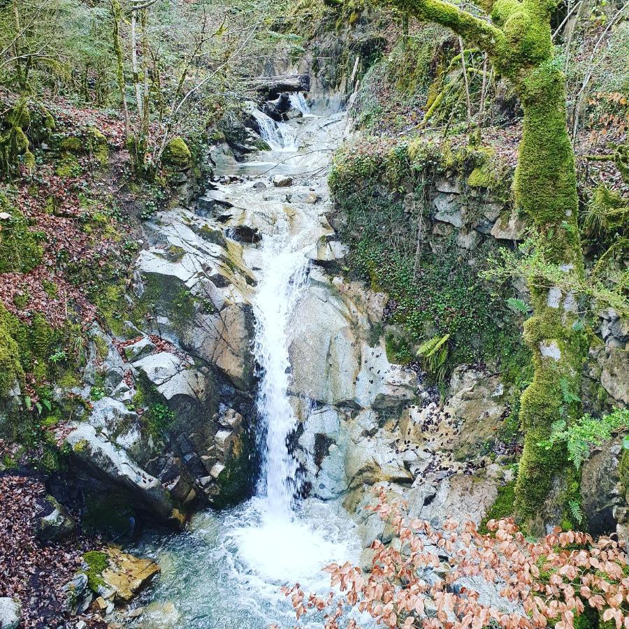 Auberge La Caverne Laruns Bagian luar foto